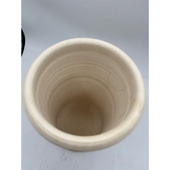 Vintage Signed Wine Chiller Pottery Vase Wine Chateau Elan 9" - Picture 11 of 13